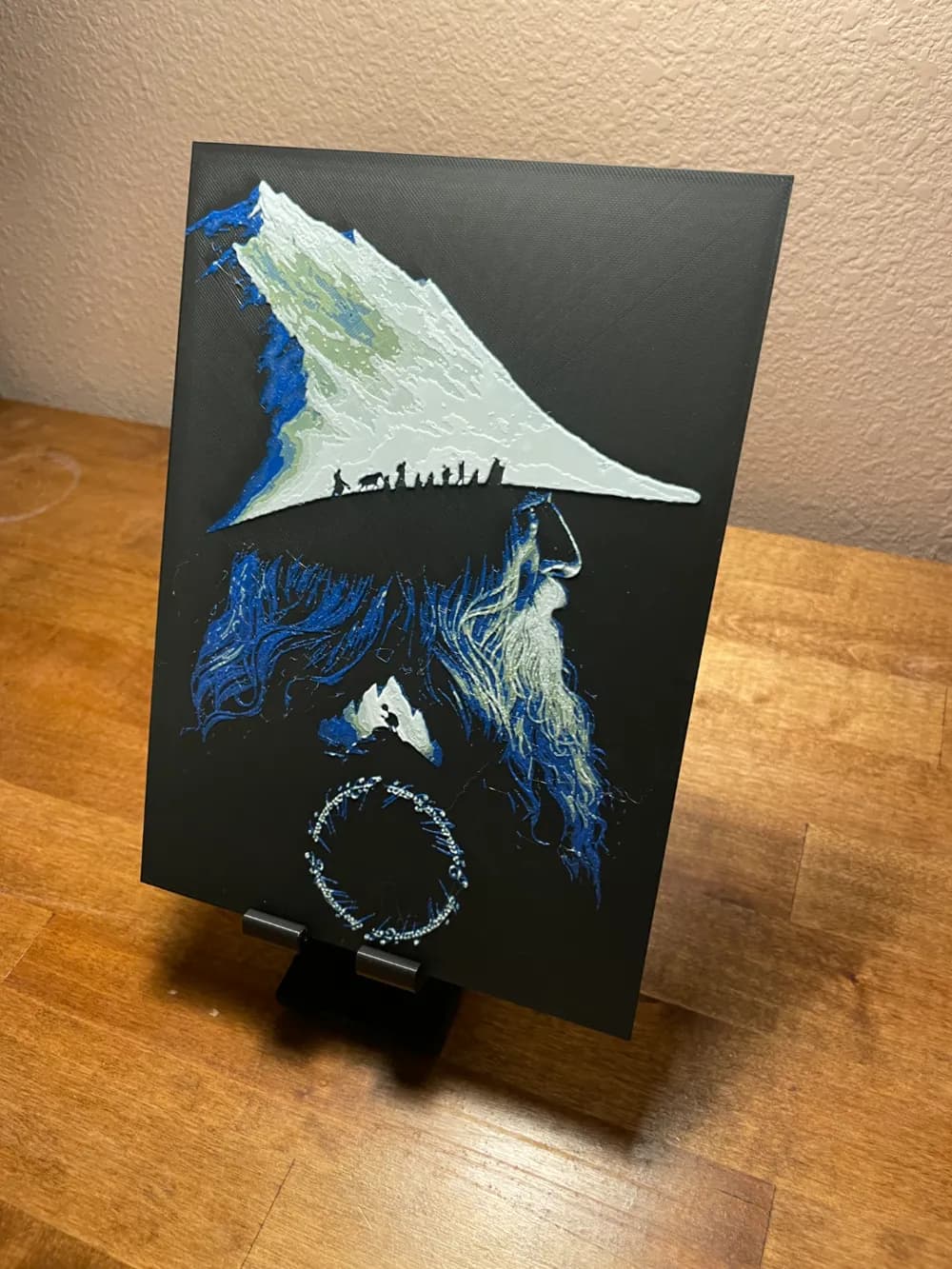 HueForge model: Hueforge_Lord of the Rings - Gandalf Mountain Hat by Cloudy Nostalgia