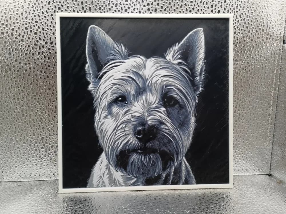 West Highland White Terrier – Hueforge by Borishotch Industries HueForge model: West Highland White Terrier – Hueforge by Borishotch Industries