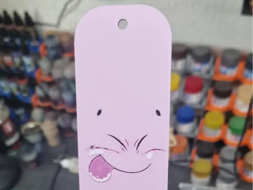 Dragon Ball Z Bookmark – Majin Buu by Dakiren HueForge model: Dragon Ball Z Bookmark – Majin Buu by Dakiren