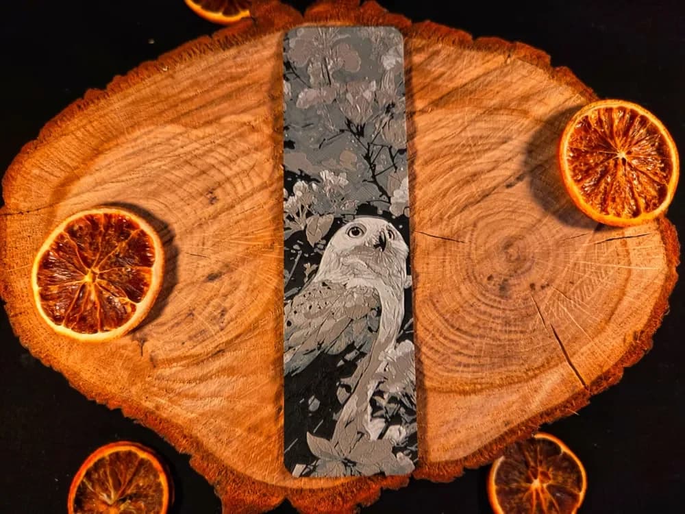 Owl bookmark by EternalDesigns3D HueForge model: Owl bookmark by EternalDesigns3D