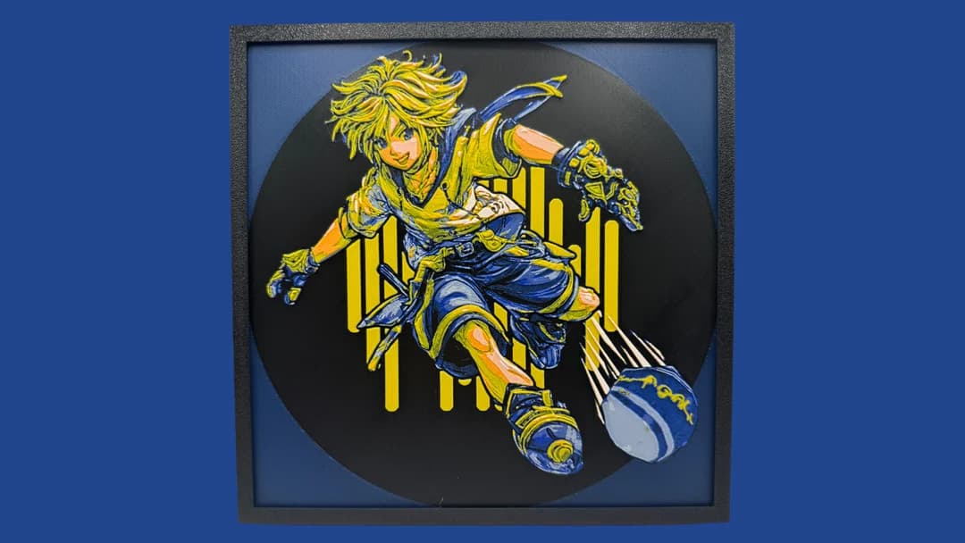 Tidus - Final Fantasy X - Hueforge by Canadian Gamer HueForge model: Tidus - Final Fantasy X - Hueforge by Canadian Gamer