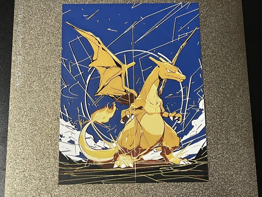 Charizard Pokemon Hueforge by FantasyZ HueForge model: Charizard Pokemon Hueforge by FantasyZ