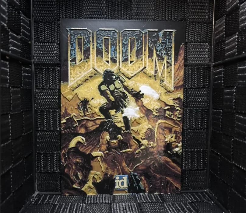 Hueforge Game Poste - Doom - by JoDau HueForge model: Hueforge Game Poste - Doom - by JoDau