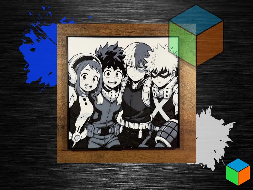 Class 1-A — HueForge Wall Art Class 1-A — HueForge Wall Art