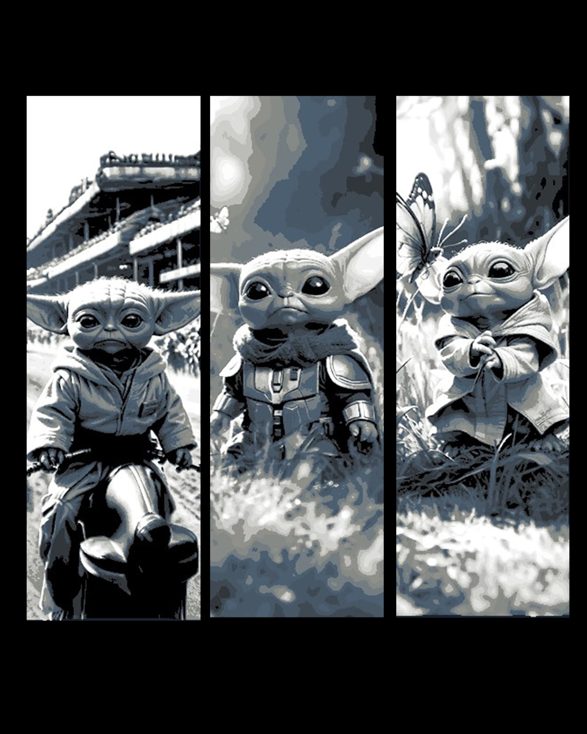 Fan Art of Grogu Experiencing Life - Star Wars Universe Set of Bookmarks Fan Art of Grogu Experiencing Life - Star Wars Universe Set of Bookmarks