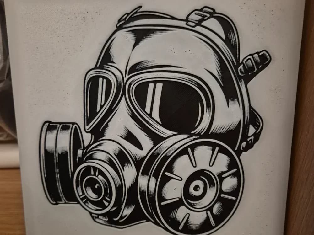 Gas mask hueforge by Buntsta HueForge model: Gas mask hueforge by Buntsta