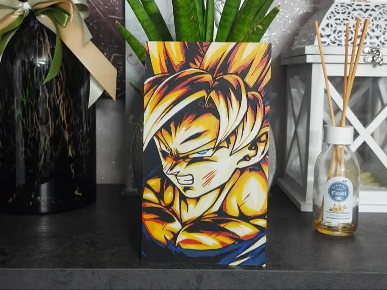 Goku sj1 hueforge by S1M0N389 HueForge model: Goku sj1 hueforge by S1M0N389