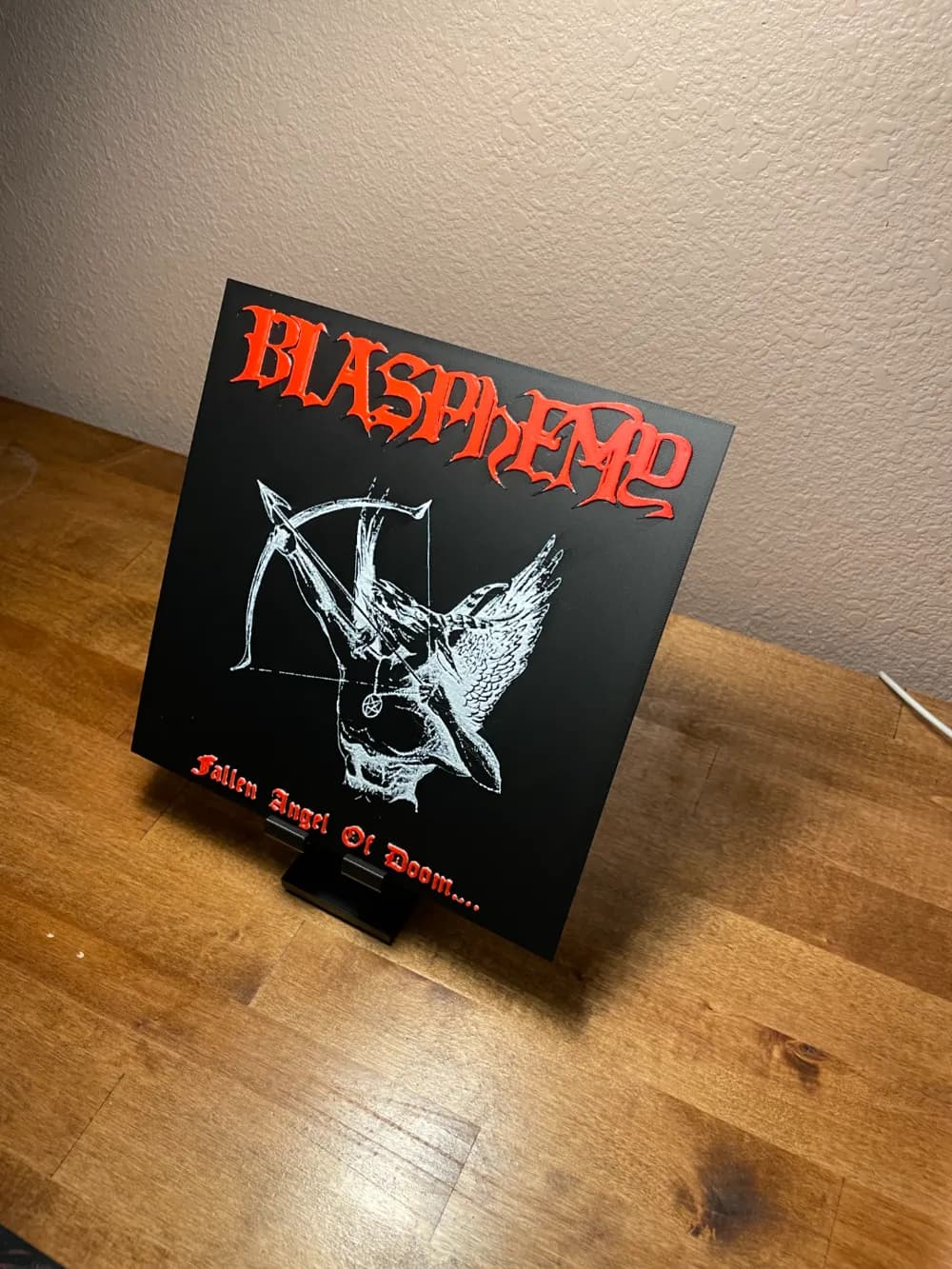 HueForge model: Hueforge - Album - Blasphemy Fallen Angel of Doom by Cloudy Nostalgia