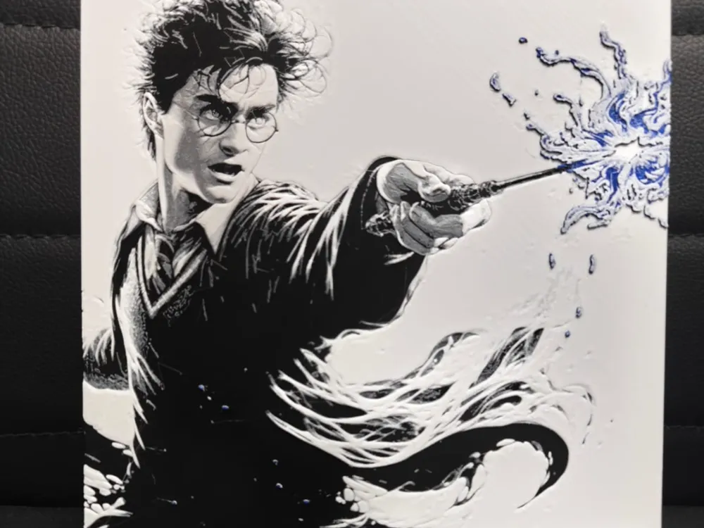 HueForge model: Harry Potter by TheHueforgeLady