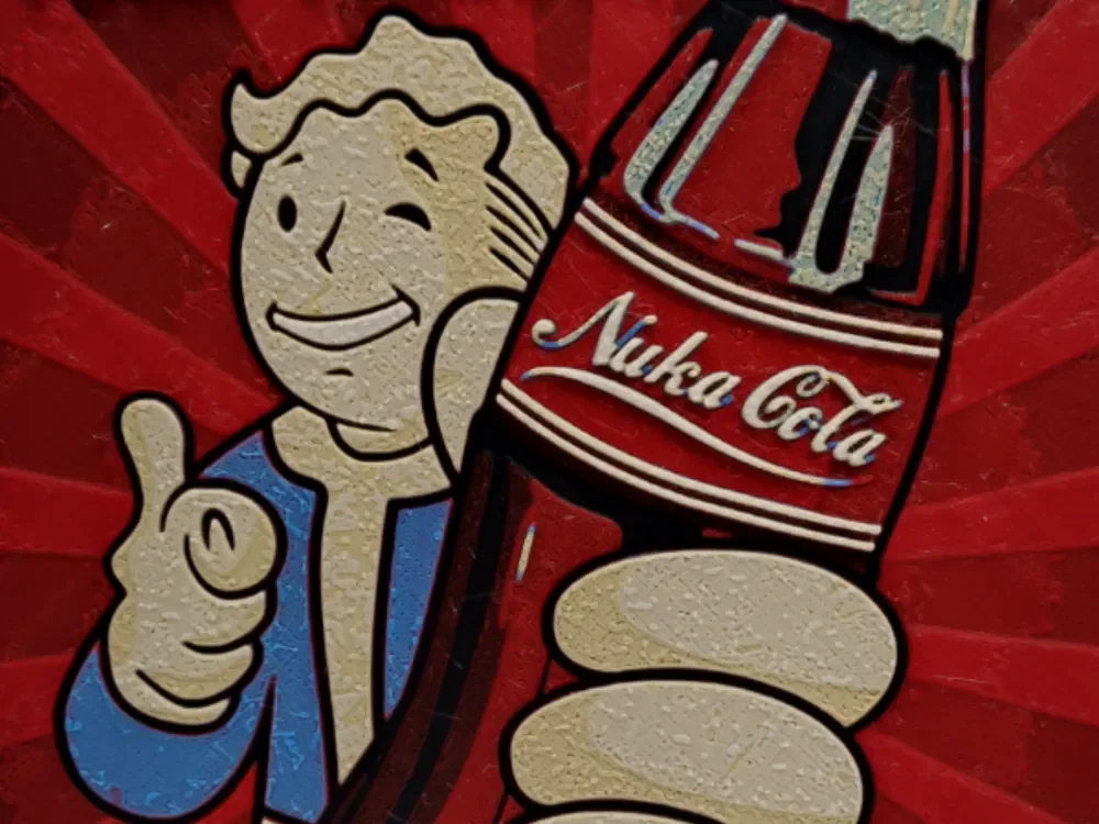HueForge model: Fallout-NukaCola v3 improved version by Asgar3D