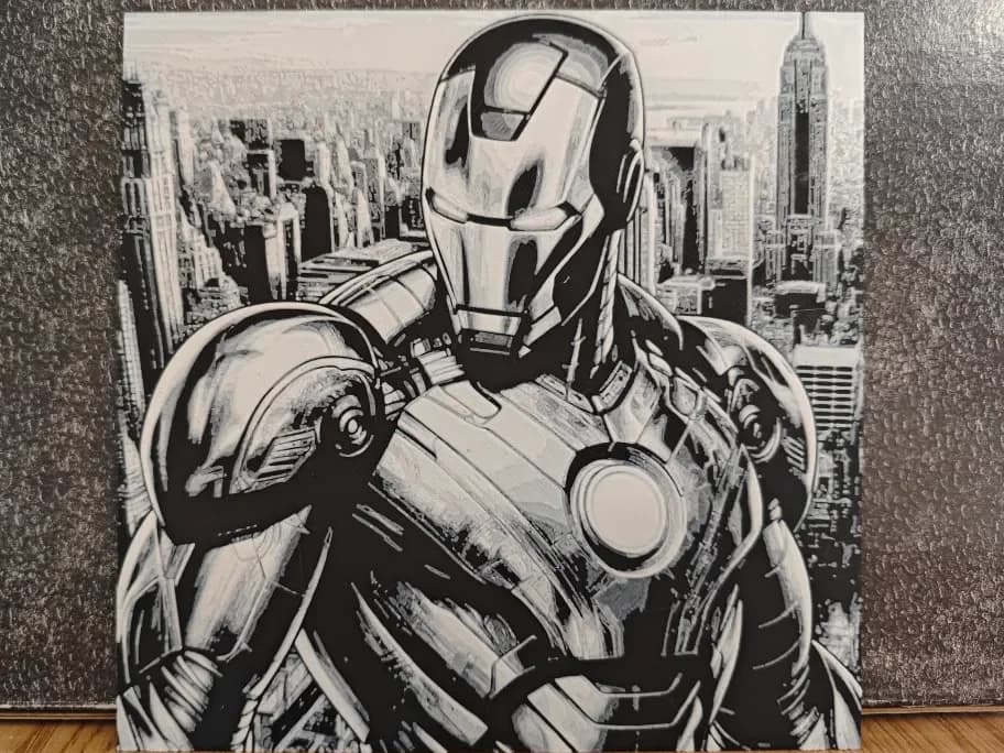 Hueforge Iron man by Litolunar HueForge model: Hueforge Iron man by Litolunar