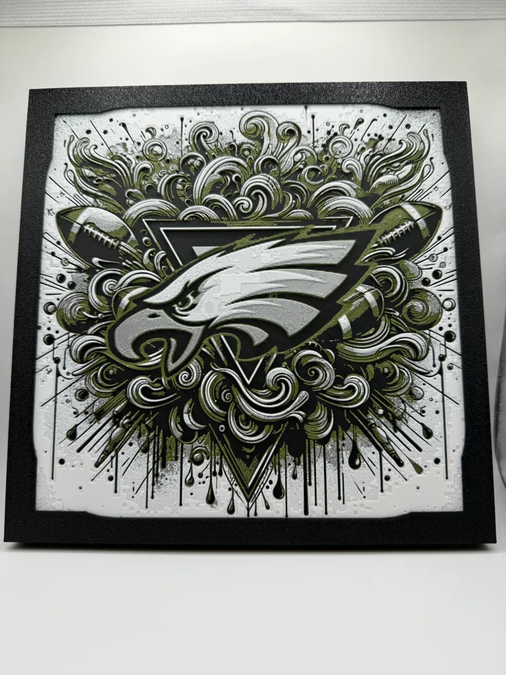 Philadelphia Eagles - NFL Hueforge by Canadian Gamer HueForge model: Philadelphia Eagles - NFL Hueforge by Canadian Gamer