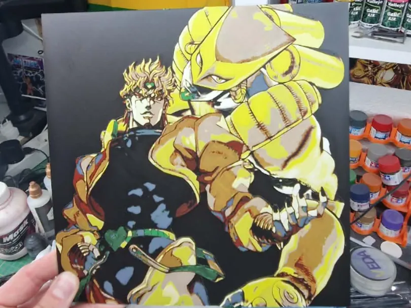 JoJo's Bizarre Adventure Hueforge - Dio Brando by Dakiren HueForge model: JoJo's Bizarre Adventure Hueforge - Dio Brando by Dakiren