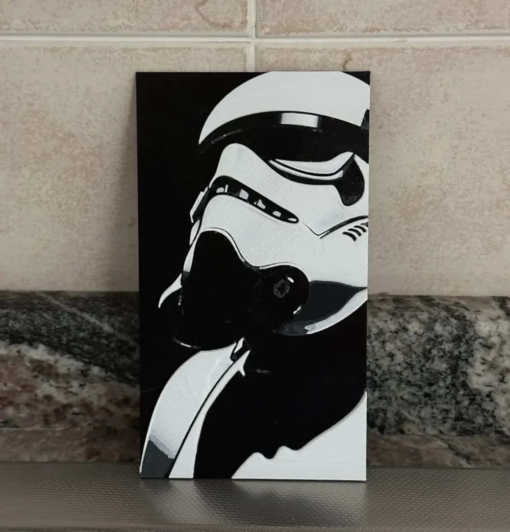 Star wars HueForge by enricoRE HueForge model: Star wars HueForge by enricoRE