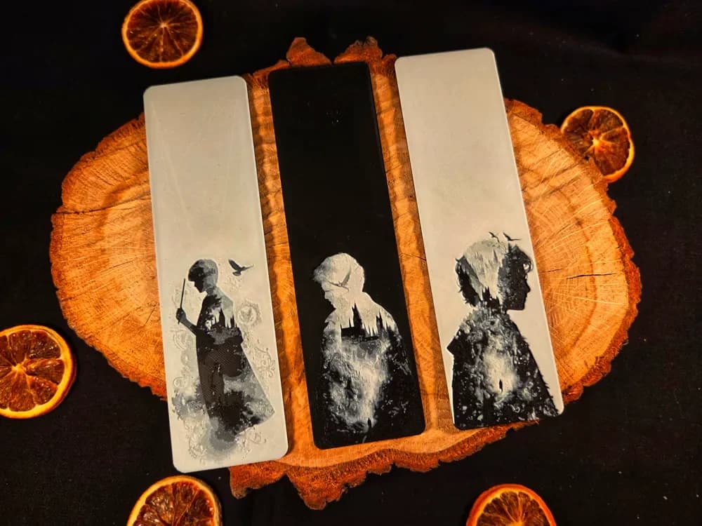 Harry Potter fantasy bookmark set - hueforge Harry Potter fantasy bookmark set - hueforge