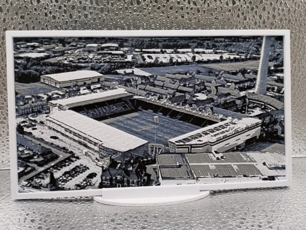 Northampton Saints - Cinch Stadium Hueforge by Borishotch Industries HueForge model: Northampton Saints - Cinch Stadium Hueforge by Borishotch Industries