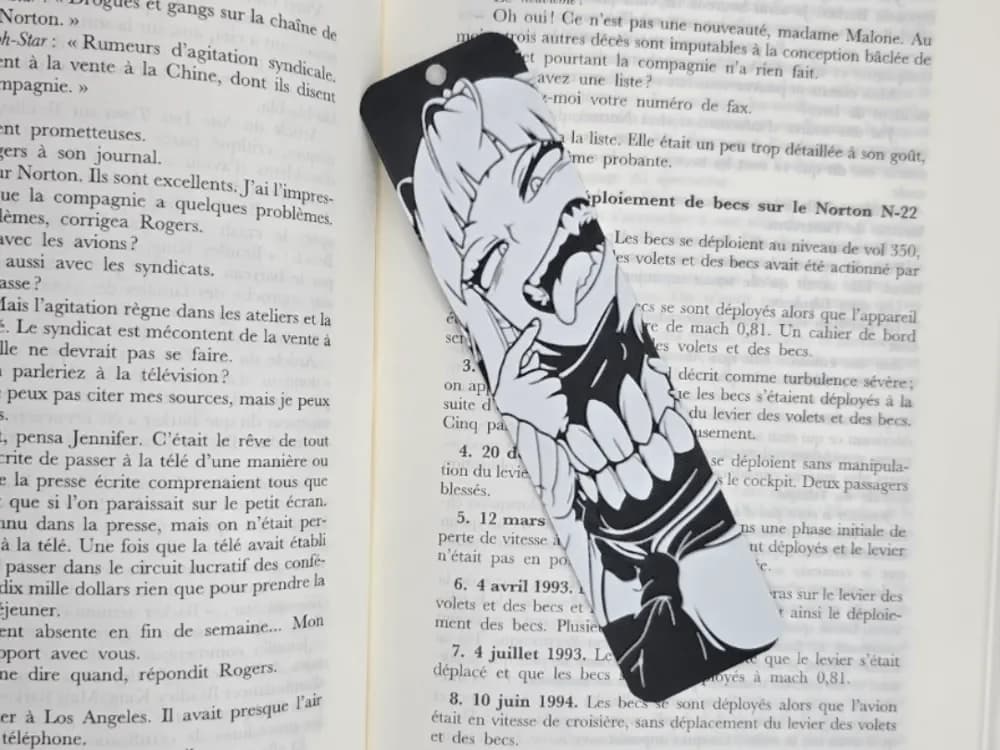 Bookmark Himiko Toga by Kactus Fpv HueForge model: Bookmark Himiko Toga by Kactus Fpv