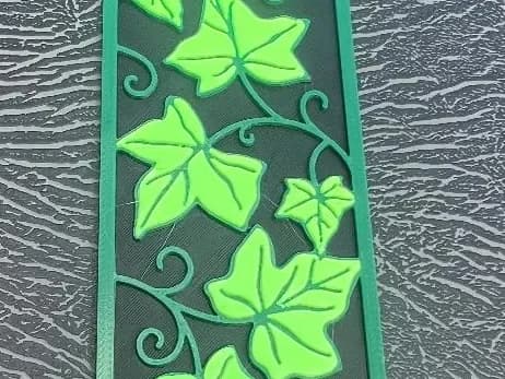 Ivy Leaf Bookmark FREE COMMERCIAL LICENSE by Leafy HueForge model: Ivy Leaf Bookmark FREE COMMERCIAL LICENSE by Leafy