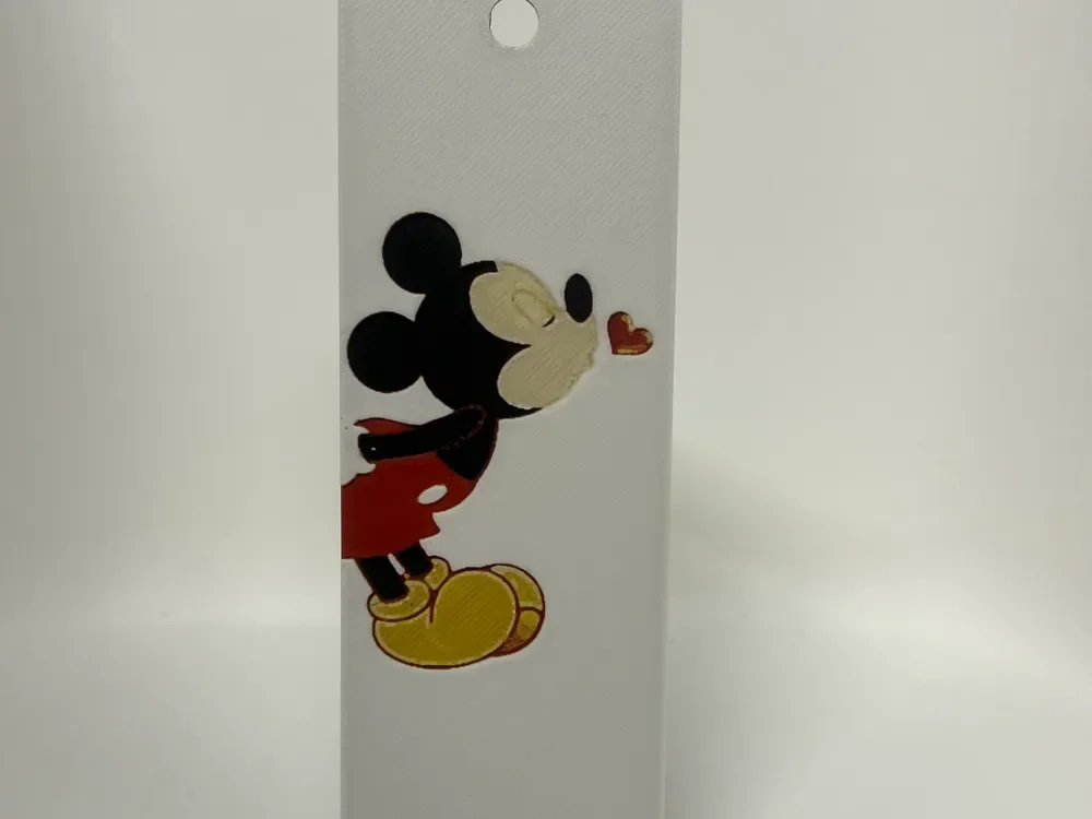 mickey mouse bookmark by Morganja HueForge model: mickey mouse bookmark by Morganja