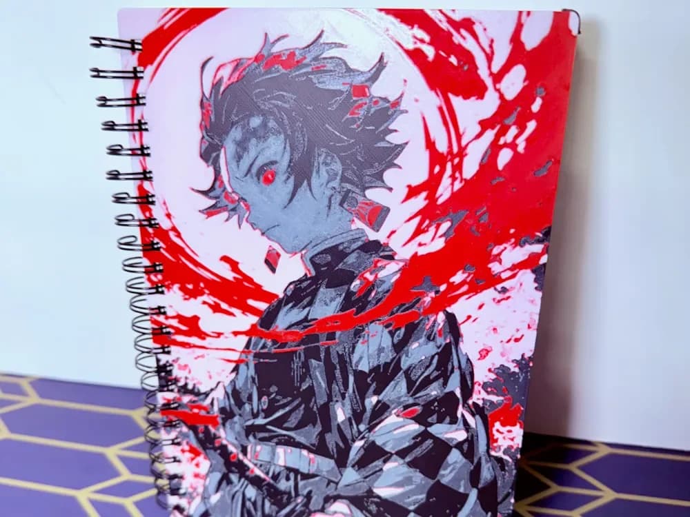 Tanjiro Hueforge Notebook Cover - Demonslayer Tanjiro Hueforge Notebook Cover - Demonslayer