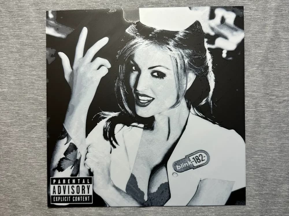 Blink 182 Enema of the State Album Cover Hueforge by Hey Ben HueForge model: Blink 182 Enema of the State Album Cover Hueforge by Hey Ben