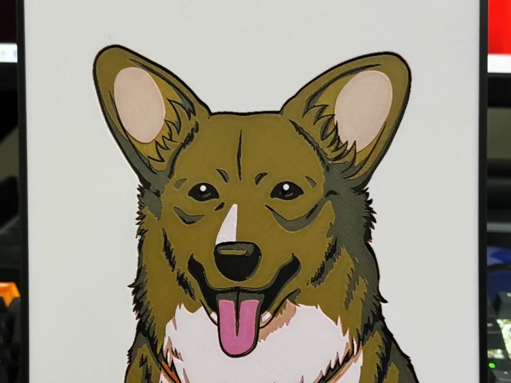 Cowboy Bebop - Ein - Hueforge by Strata Prints HueForge model: Cowboy Bebop - Ein - Hueforge by Strata Prints