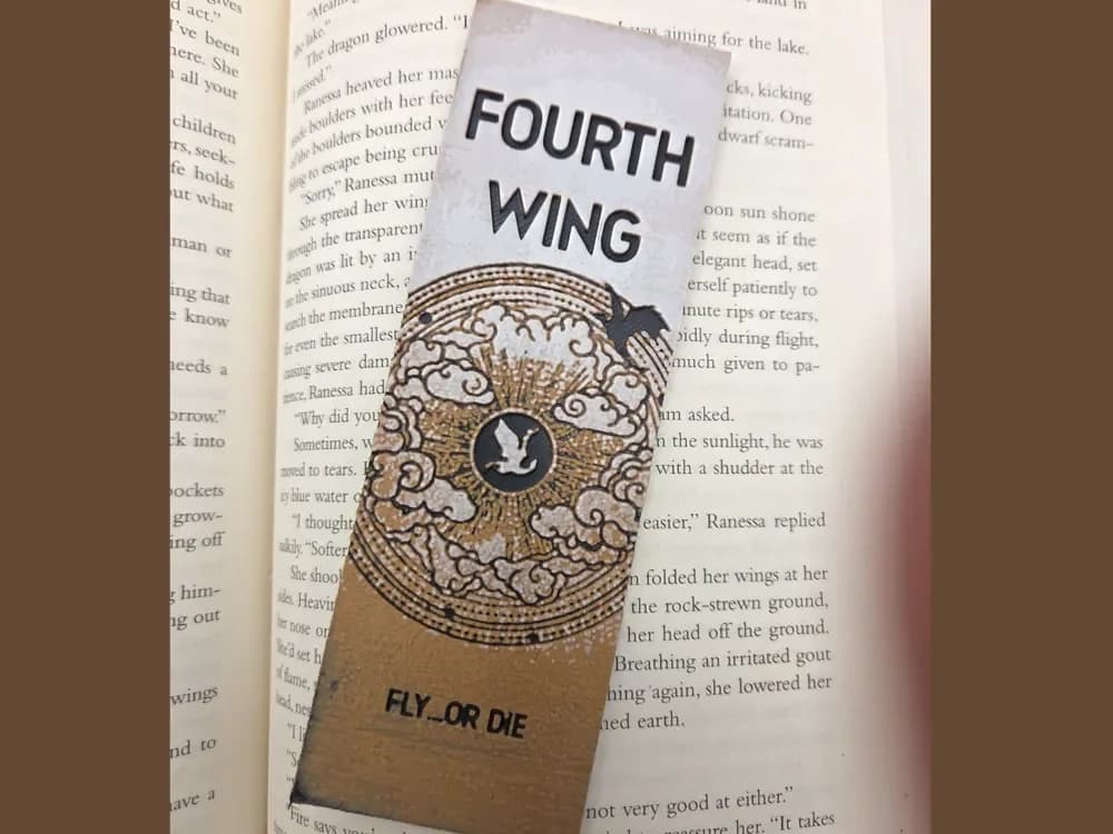 Fourth Wing 50x150mm bookmark Fourth Wing 50x150mm bookmark