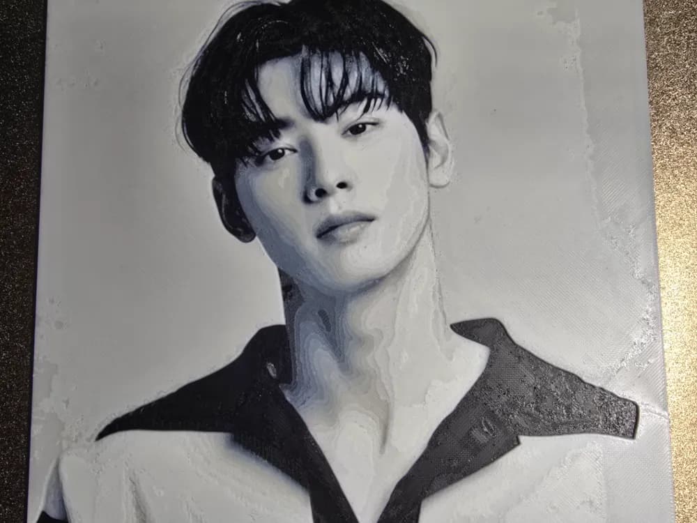 K-Drama - Cha Eun Woo Hueforge by 3D-Mentiel HueForge model: K-Drama - Cha Eun Woo Hueforge by 3D-Mentiel