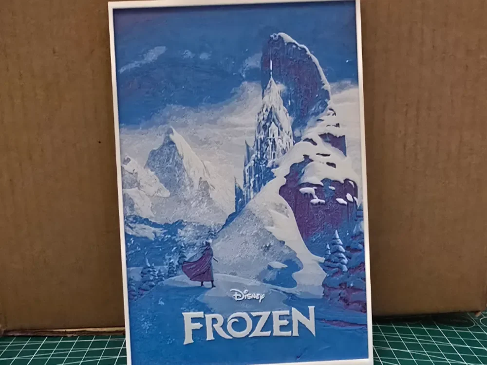 Frozen Movie Poster - Hueforge Art