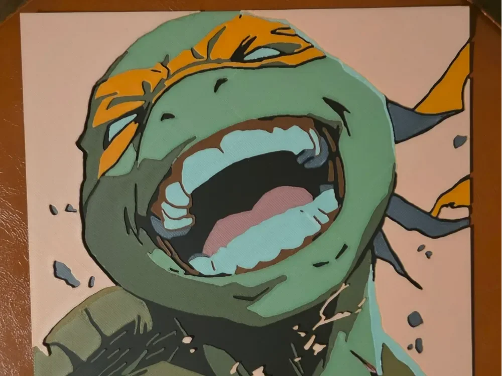 Hueforge:Teenage Mutant Ninja Turtles-Michelangelo Hueforge:Teenage Mutant Ninja Turtles-Michelangelo