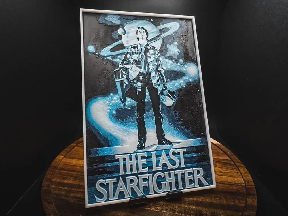 The Last Starfighter (Movie Poster - HueForge) by HugheCraft HueForge model: The Last Starfighter (Movie Poster - HueForge) by HugheCraft