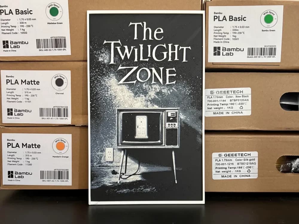 The Twilight Zone Hueforge by Estiv HueForge model: The Twilight Zone Hueforge by Estiv