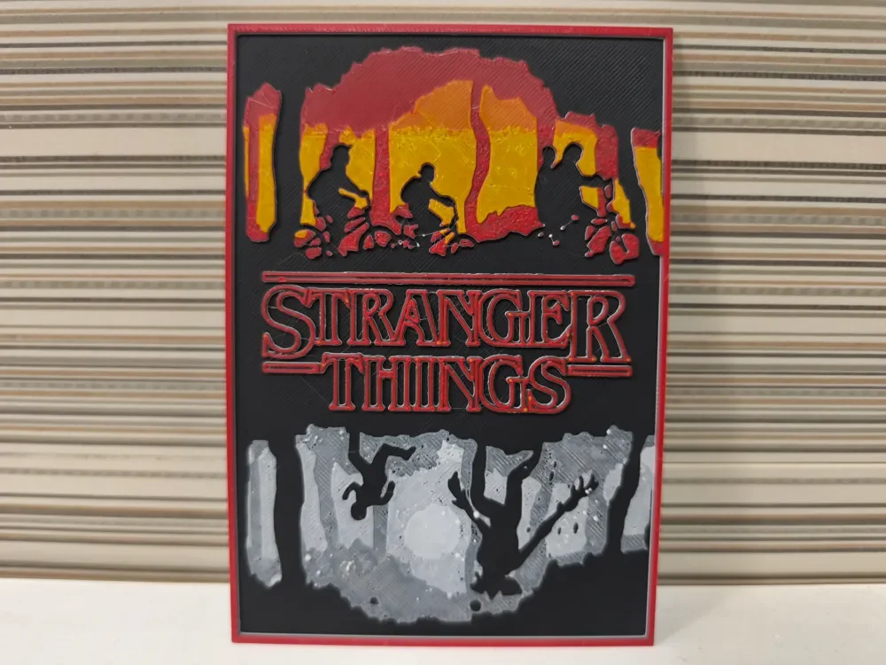 Hueforge Stranger Things by Litolunar HueForge model: Hueforge Stranger Things by Litolunar