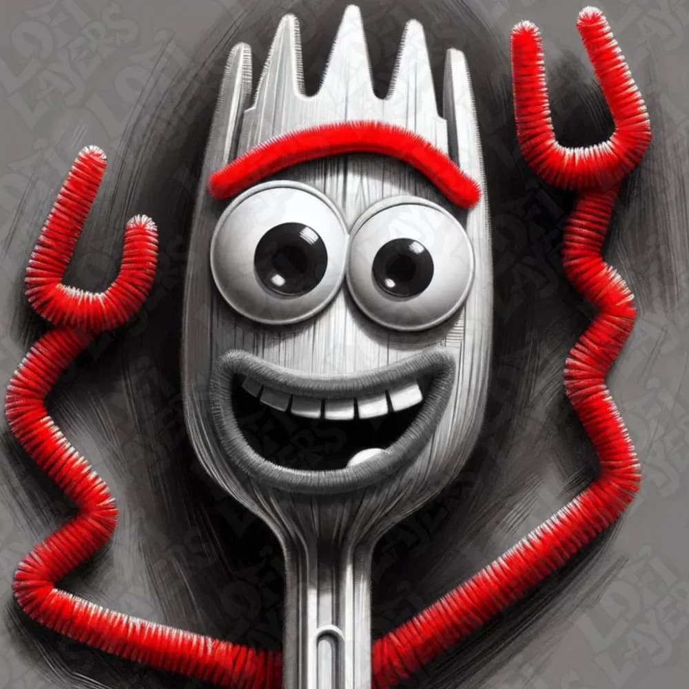 Forky Hueforge by LoFi Layers HueForge model: Forky Hueforge by LoFi Layers