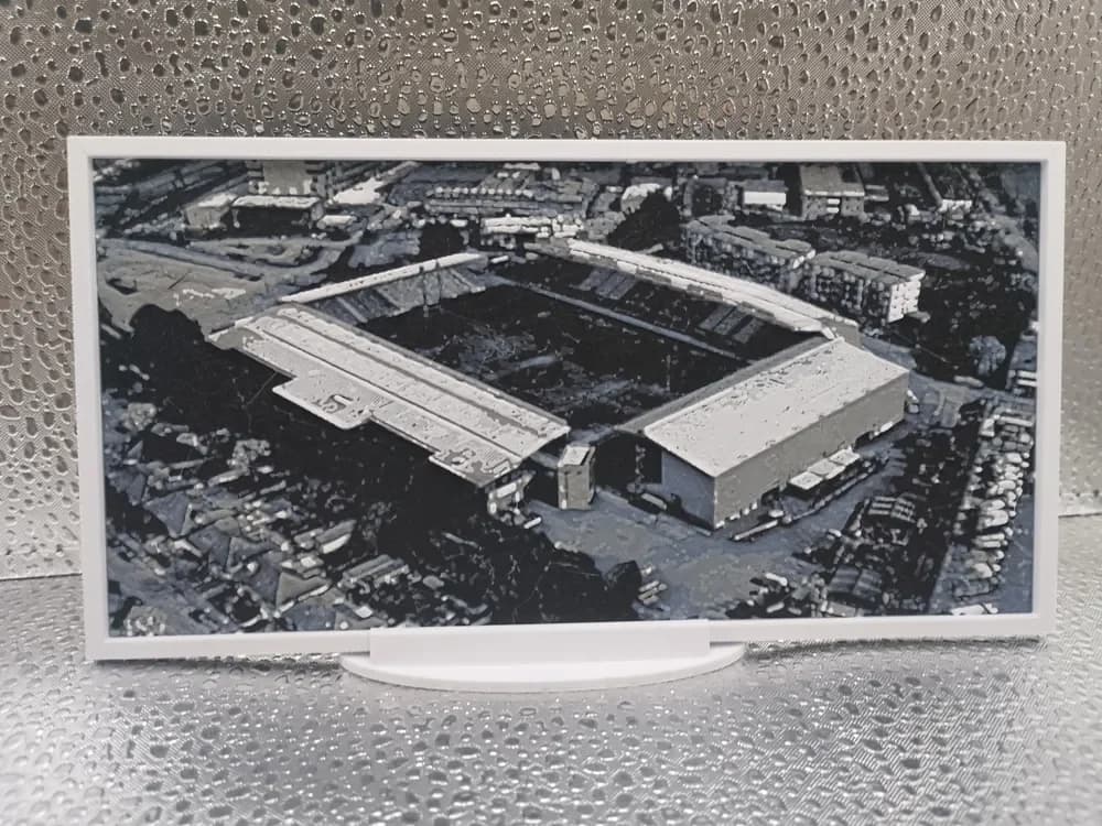 Harlequins - Twickenham Stoop Stadium Hueforge by Borishotch Industries HueForge model: Harlequins - Twickenham Stoop Stadium Hueforge by Borishotch Industries