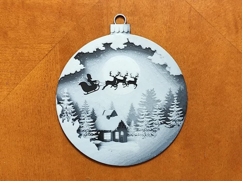 Cosy Christmas Cottage - Christmas Tree Decoration Cosy Christmas Cottage - Christmas Tree Decoration