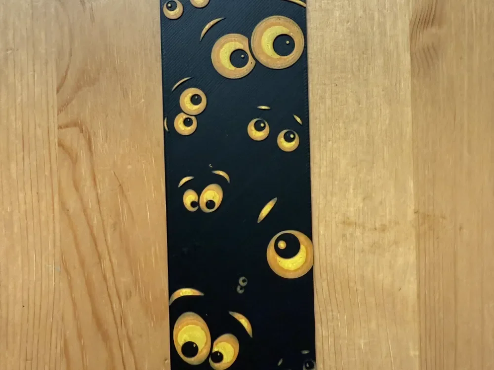 Eyes Bookmark by Morganja HueForge model: Eyes Bookmark by Morganja