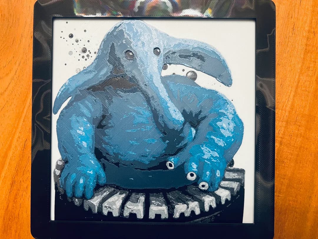 HueForge model: Max Rebo by JustBe 3D Printing