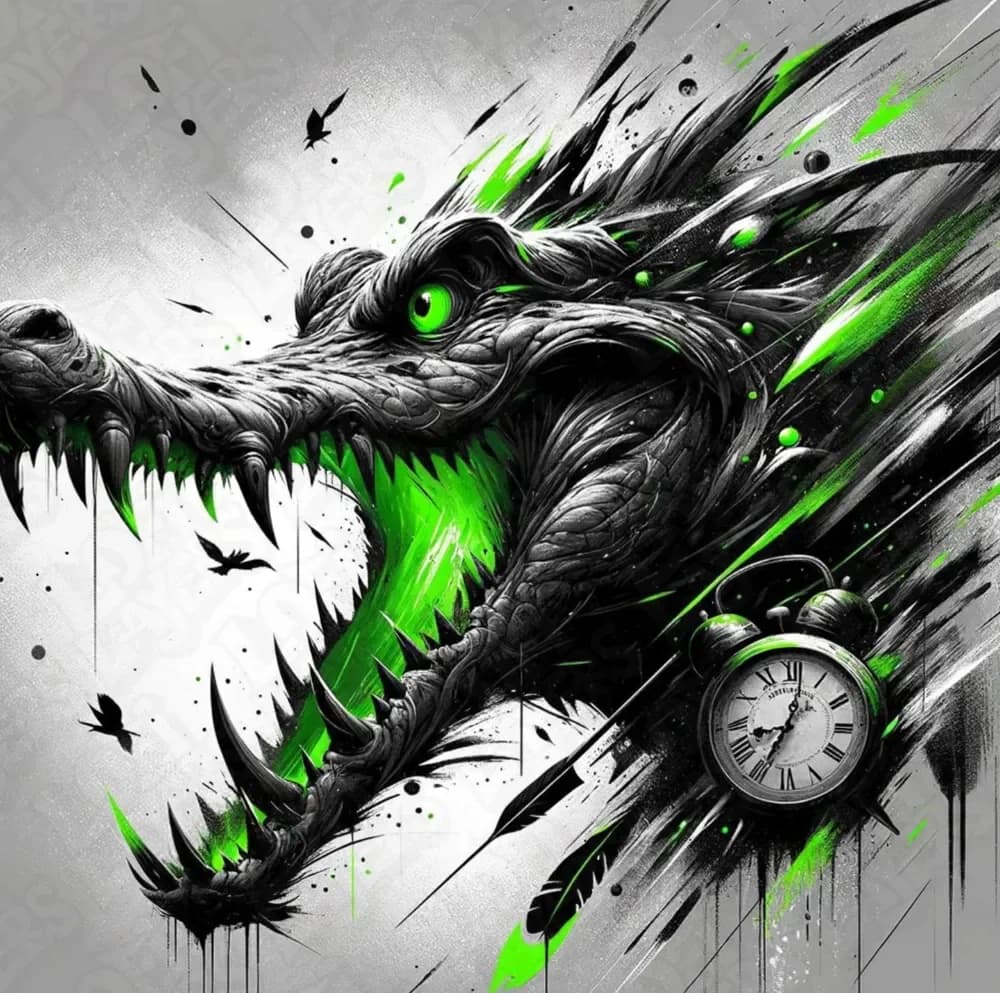 TikTok The Gator by LoFi Layers HueForge model: TikTok The Gator by LoFi Layers