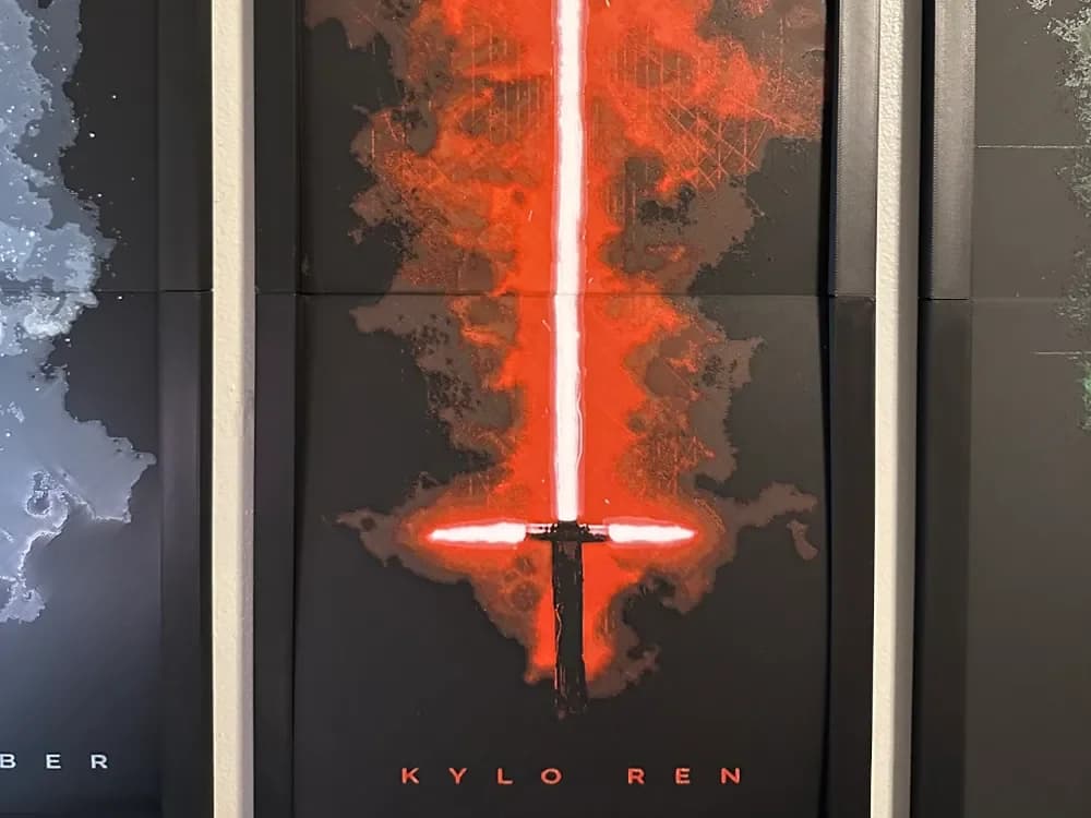 Kylo Ren Light Saber 2-piece Hueforge by Hey Ben HueForge model: Kylo Ren Light Saber 2-piece Hueforge by Hey Ben