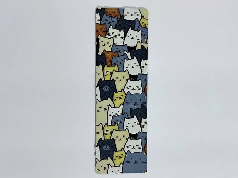 Bookmark - Cats Collage by 3djd HueForge model: Bookmark - Cats Collage by 3djd