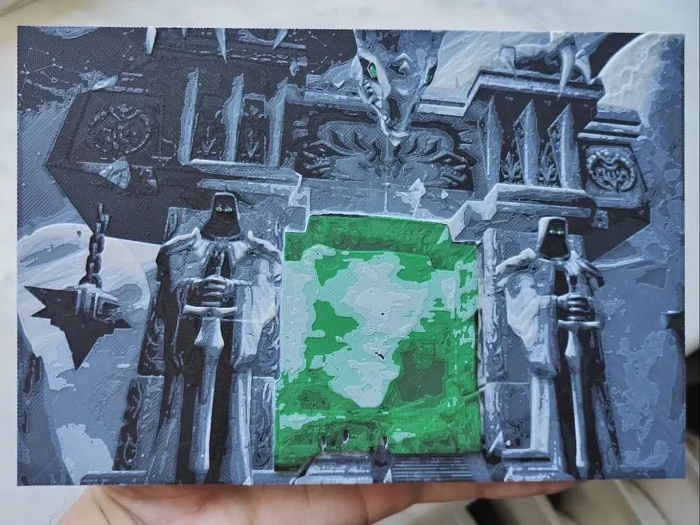 HueForge model: Dark Portal - WoW - Hueforge by BeaN