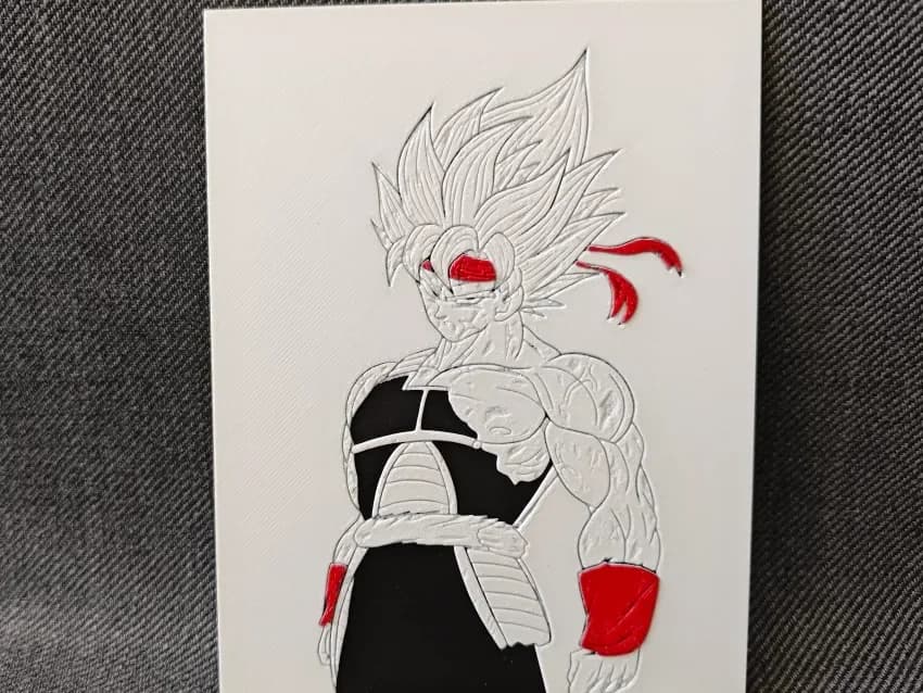 Hueforge Bardock by Litolunar HueForge model: Hueforge Bardock by Litolunar