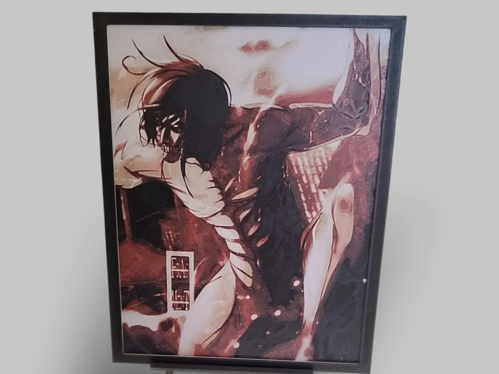 Attack on Titan hueforge AOT by 3DNesy HueForge model: Attack on Titan hueforge AOT by 3DNesy