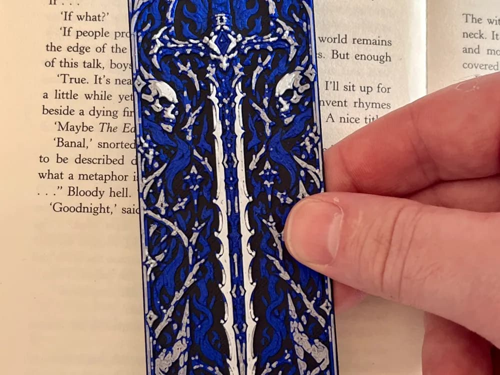 Dark Fantasy Sword Bookmark Dark Fantasy Sword Bookmark