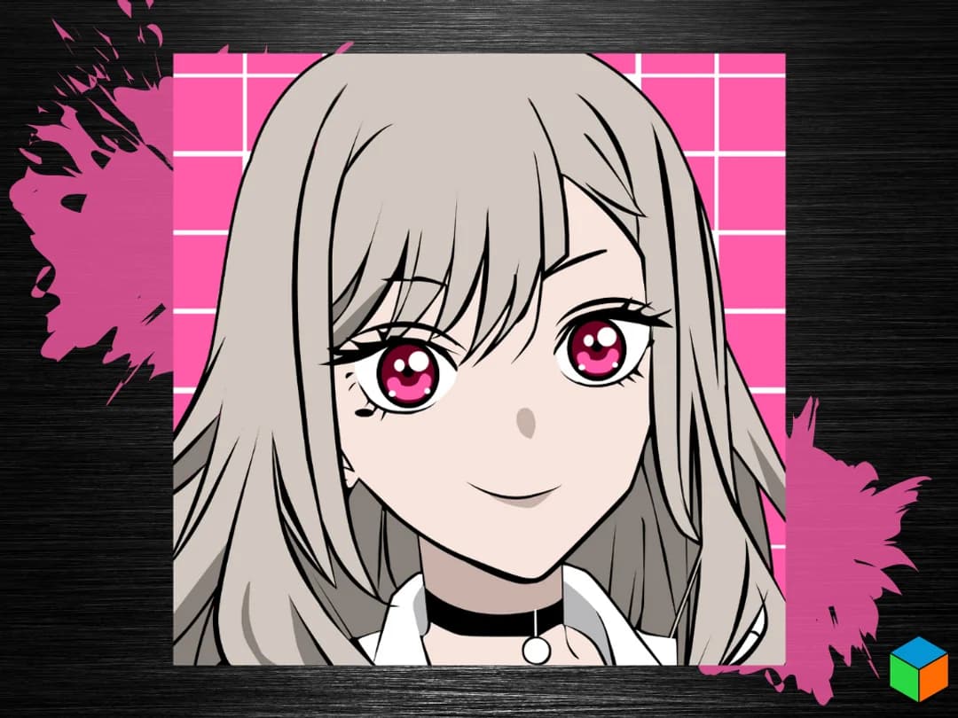 HueForge model: 💖 Patreon Exclusive: Marin Kitagawa – My Dress-Up Darling 💖 by 3D Prints By Vic