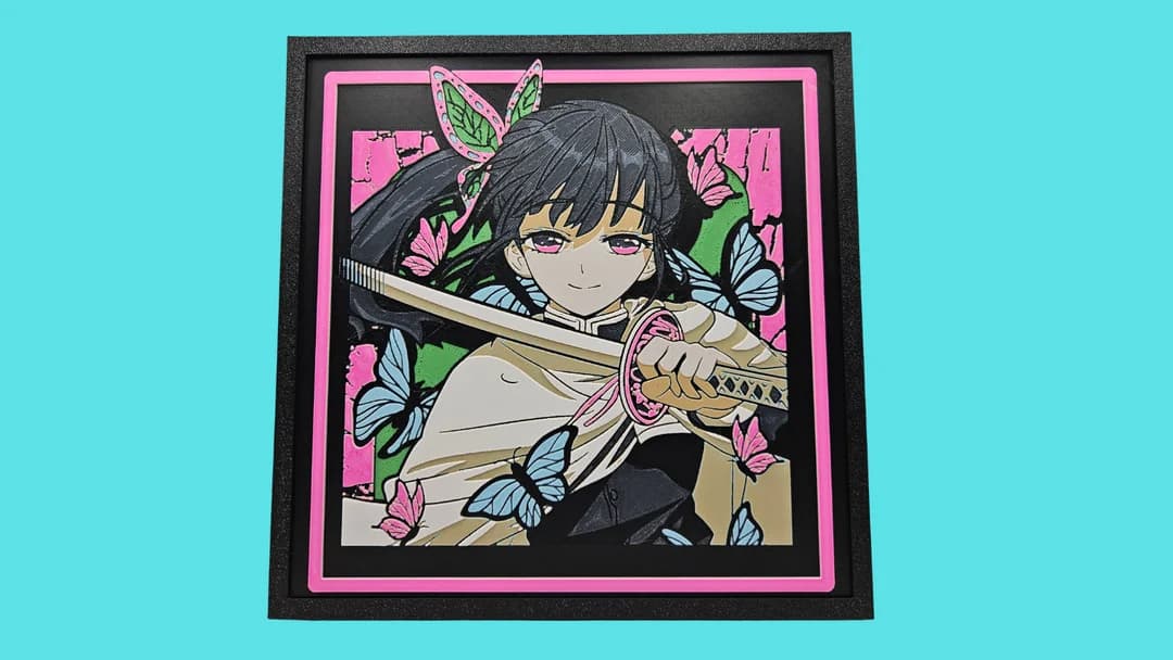 Demon Slayer - Kanao Tsuyuri by BusyKikiBee HueForge model: Demon Slayer - Kanao Tsuyuri by BusyKikiBee