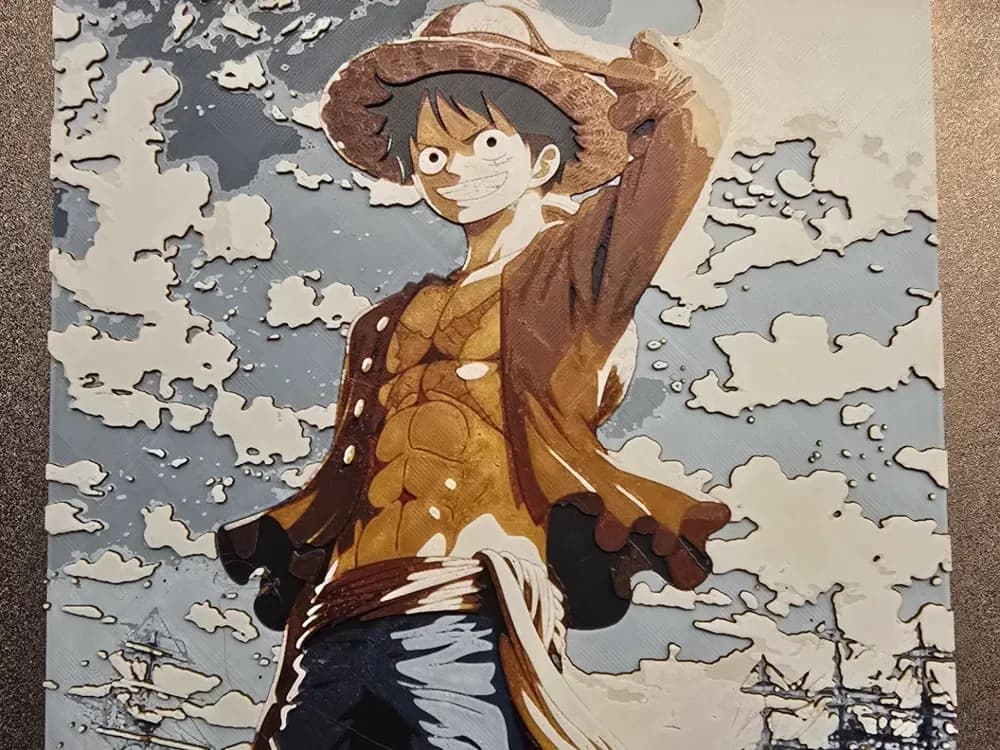 One Piece Hueforge by 3D-Mentiel HueForge model: One Piece Hueforge by 3D-Mentiel