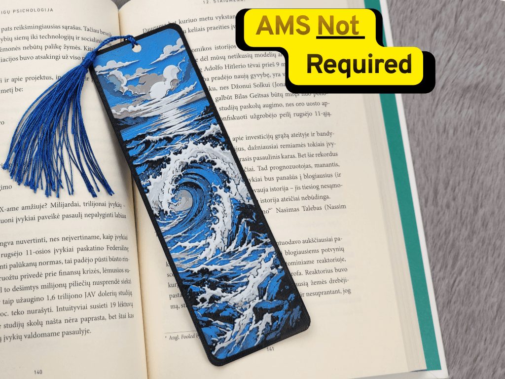 Moonlit Ocean Wave Bookmark Moonlit Ocean Wave Bookmark