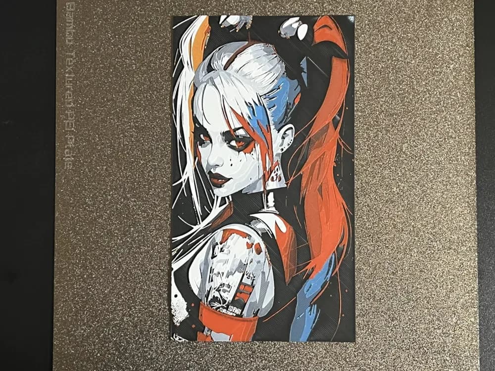 HueForge model: Harley Quinn 03 Hueforge by FantasyZ